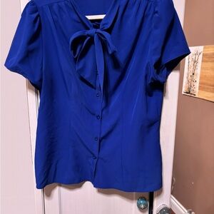 Elegant Blue Women's Top